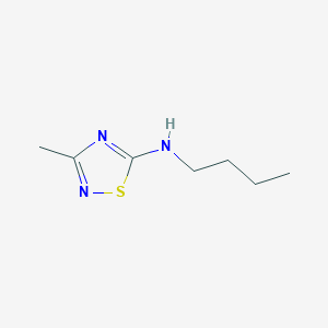 molecular formula C7H13N3S B8692736 N-Butyl-3-methyl-1,2,4-thiadiazol-5-amine CAS No. 62347-88-0