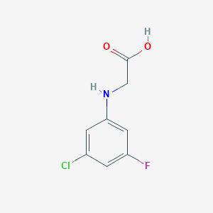 2-((3-Chloro-5-fluorophenyl)amino)acetic acid
