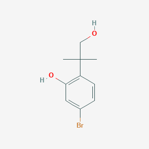 5-Bromo-2-(1-hydroxy-2-methylpropan-2-yl)phenol