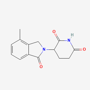 3-(7-methyl-3-oxo-1H-isoindol-2-yl)piperidine-2,6-dione