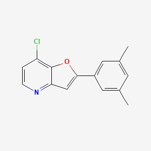 7-Chloro-2-(3,5-dimethylphenyl)furo[3,2-b]pyridine