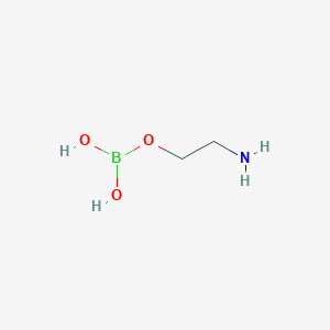 molecular formula C2H8BNO3 B086929 Monoethanolamine borate CAS No. 10377-81-8