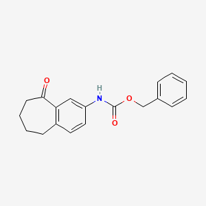 molecular formula C19H19NO3 B8692904 Benzyl (9-oxo-6,7,8,9-tetrahydro-5H-benzo[7]annulen-2-yl)carbamate 
