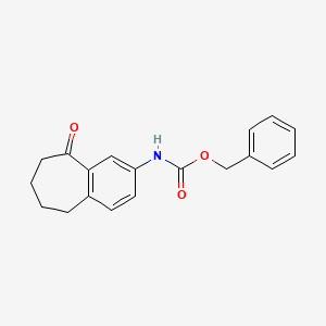 Benzyl 9-oxo-6,7,8,9-tetrahydro-5H-benzo[7]annulene-2-ylcarbamate