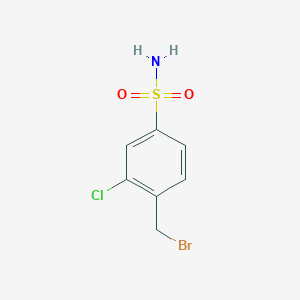 4-Bromomethyl-3-chloro-benzenesulfonamide