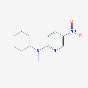 molecular formula C12H17N3O2 B8692942 N-cyclohexyl-N-methyl-5-nitropyridin-2-amine 