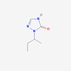 2-(1-Methylpropyl)-3H-1,2,4-triazole-3-one