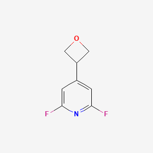 2,6-Difluoro-4-(oxetan-3-yl)pyridine