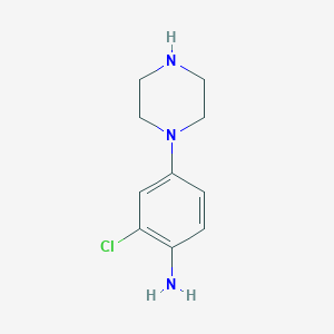 2-Chloro-4-(piperazin-1-yl)aniline