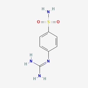molecular formula C7H10N4O2S B8693046 4-Guanidinobenzenesulfonamide 