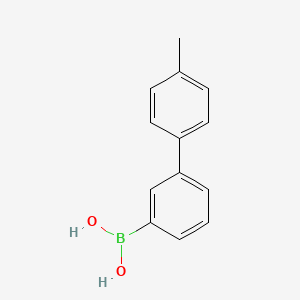 molecular formula C13H13BO2 B8693053 (4'-Methyl-[1,1'-biphenyl]-3-yl)boronic acid 
