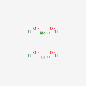 molecular formula CaH4MgO4 B8693253 Calcium magnesium tetrahydroxide CAS No. 39445-23-3