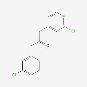 molecular formula C15H12Cl2O B8693300 1,3-Bis(3-chlorophenyl)propan-2-one CAS No. 59757-95-8