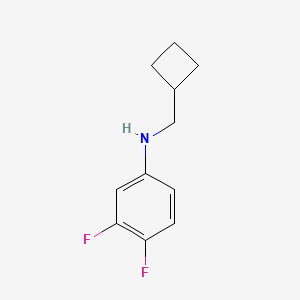 molecular formula C11H13F2N B8693340 N-(Cyclobutylmethyl)-3,4-difluoroaniline CAS No. 919800-06-9
