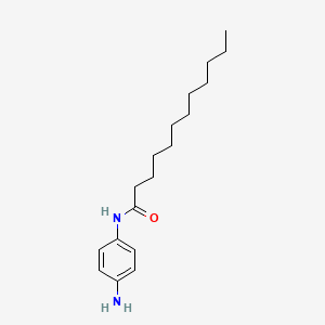 molecular formula C18H30N2O B8693348 4-Lauroylaminoaniline 