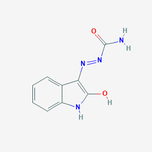 molecular formula C9H8N4O2 B086935 [(2-Oxoindol-3-yl)amino]urea CAS No. 10065-23-3