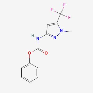 phenyl 1-methyl-5-(trifluoromethyl)-1H-pyrazol-3-ylcarbamate