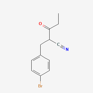 2-(4-Bromobenzyl)-3-oxopentanenitrile
