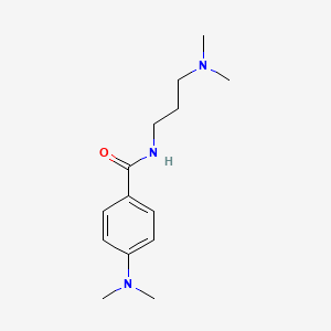 4-(dimethylamino)-N-[3-(dimethylamino)propyl]benzamide