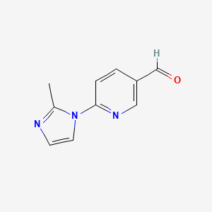 6-(2-Methyl-1H-imidazol-1-YL)pyridine-3-carbaldehyde