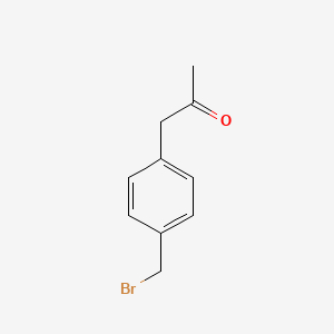 molecular formula C10H11BrO B8693666 1-[4-(Bromomethyl)phenyl]propan-2-one CAS No. 84542-09-6