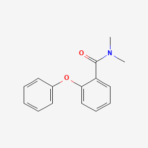 molecular formula C15H15NO2 B8693667 Benzamide, N,N-dimethyl-2-phenoxy- CAS No. 76279-39-5