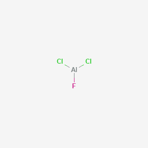 molecular formula AlCl2F B086937 Dichloro(fluoro)alumane CAS No. 13497-96-6