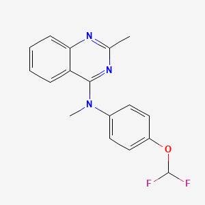 4-Quinazolinamine, N-[4-(difluoromethoxy)phenyl]-N,2-dimethyl-
