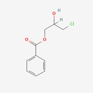 molecular formula C10H11ClO3 B8693782 1-Benzoyloxy-3-chloropropan-2-ol CAS No. 3477-94-9