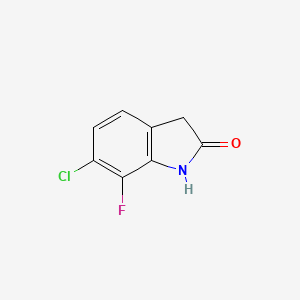 6-Chloro-7-fluoroindolin-2-one