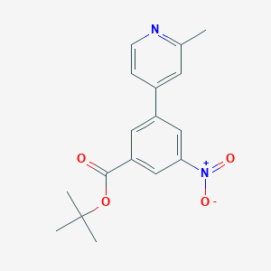 Tert-butyl 3-(2-methylpyridin-4-yl)-5-nitrobenzoate