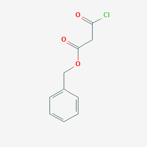 molecular formula C10H9ClO3 B8693869 Propanoic acid, 3-chloro-3-oxo-, phenylmethyl ester CAS No. 69479-87-4