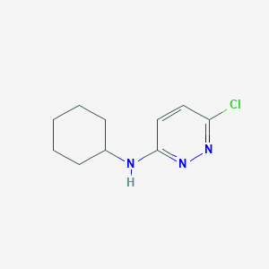 B086939 6-chloro-N-cyclohexylpyridazin-3-amine CAS No. 1014-77-3