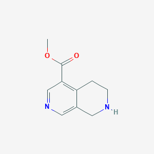 5,6,7,8-Tetrahydro-[2,7]naphthyridine-4-carboxylic acid methyl ester