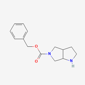 molecular formula C14H18N2O2 B8693933 Benzylhexahydropyrrolo[3,4-b]pyrrole-5(1H)-carboxylate 
