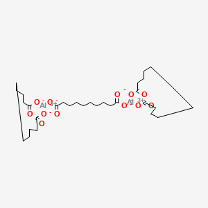 molecular formula C30H48Al2O12 B8693971 Aluminum sebacate CAS No. 5505-62-4