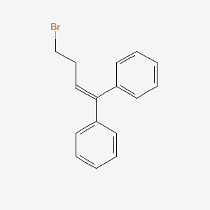 molecular formula C16H15Br B8694029 4,4-Diphenyl-3-butenyl bromide CAS No. 6078-95-1