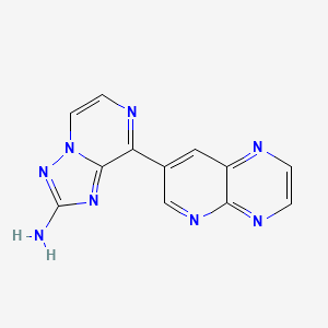 8-Pyrido[2,3-b]pyrazin-7-yl-[1,2,4]triazolo[1,5-a]pyrazin-2-ylamine
