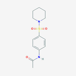molecular formula C13H18N2O3S B086941 N-(4-(哌啶-1-基磺酰)苯基)乙酰胺 CAS No. 5702-82-9