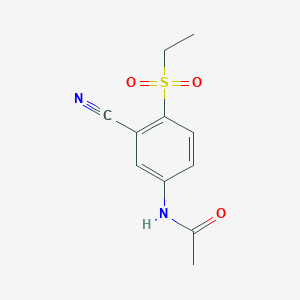 N-(3-Cyano-4-(ethylsulfonyl)phenyl)acetamide