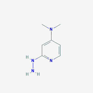 2-hydrazino-N,N-dimethylpyridin-4-amine