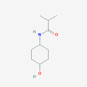 molecular formula C10H19NO2 B8694167 N-(4-Hydroxycyclohexyl)isobutyramide 