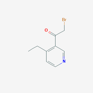 2-Bromo-1-(4-ethylpyridin-3-yl)ethanone