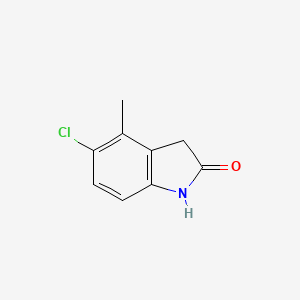 molecular formula C9H8ClNO B8694272 5-Chloro-4-methylindolin-2-one 