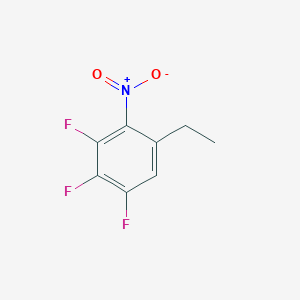 molecular formula C8H6F3NO2 B8694299 1-Ethyl-3,4,5-trifluoro-2-nitrobenzene CAS No. 923033-07-2