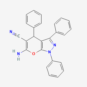 molecular formula C25H18N4O B8694386 NSC 298890 CAS No. 53316-58-8