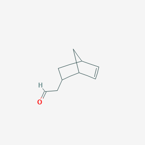 molecular formula C9H12O B8694562 Bicyclo[2.2.1]hept-5-en-2-yl-acetaldehyde 