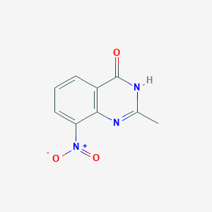 molecular formula C9H7N3O3 B8694570 2-Methyl-8-nitro-3H-quinazolin-4-one 