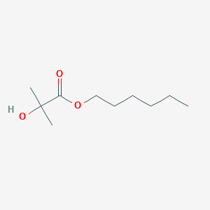 molecular formula C10H20O3 B8694588 Hexyl 2-hydroxy-2-methylpropanoate CAS No. 62247-20-5