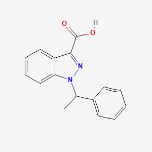 1-(1-Phenylethyl)-1H-indazole-3-carboxylic acid